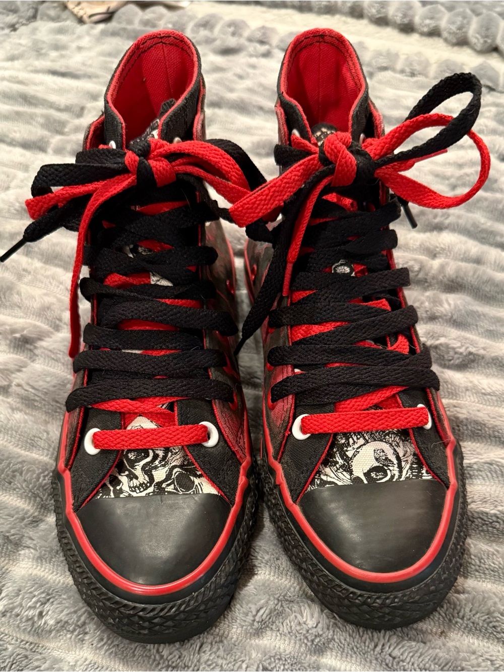 Women’s Custom Made Converse. Never Worn. Sweeney Todd themed. Size 6.